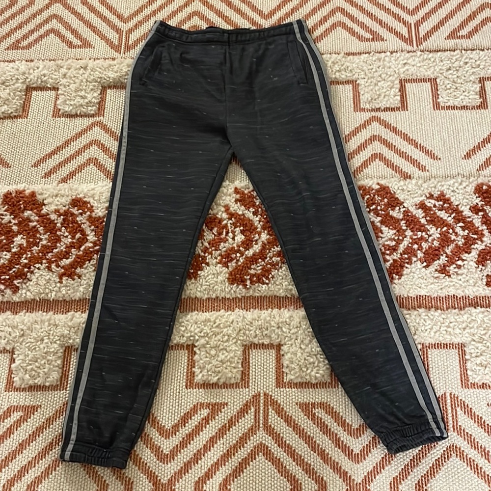 Striped Drawstring Jogger Sweatpants